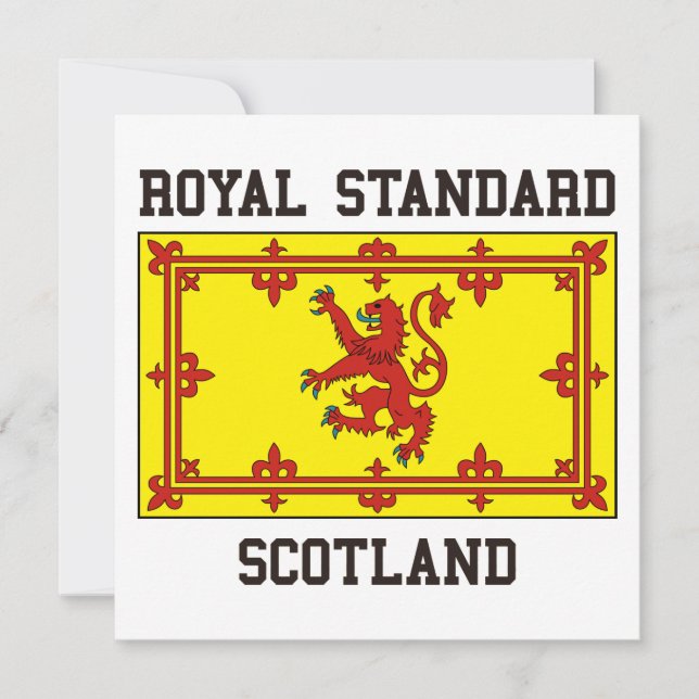 Royal Standard Scotland Inbjudningar (Framsida)