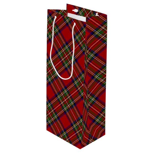 Royal Stewart Clan Family Tartan Plaid Pattern (Framsidan Vinklad)