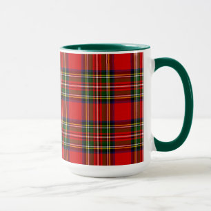 Royal Stewart Clan Tartan Rutmönster Mugg