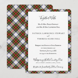 Royal Stewart Dress Klan Tartan Scottish Play Inbjudningar