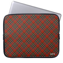 Royal Stewart Family Tartan Red Play Monogram