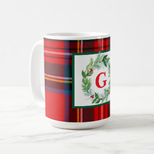 Royal Stewart-julklapp MONOGRAM Kaffemugg