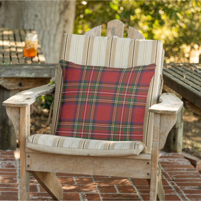 Royal Stewart Klan Tartan Play Kudde (Stol)