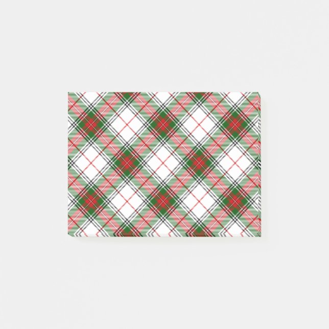 Royal Stewart Klan Tartan Post-it Block (Framsida)