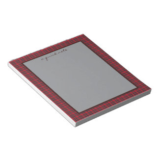 Royal Stewart Original Scottish Tartan  Anteckningsblock