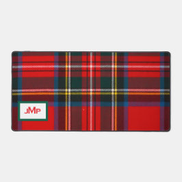 Royal Stewart Plaid Red MONOGRAM