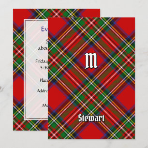 Royal Stewart-ruta Inbjudningar