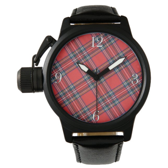Royal Stewart Scottish Highlands Tartan Watch Armbandsur (Framsida)