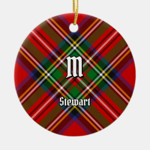 Royal Stewart Tartan Julgransprydnad Keramik