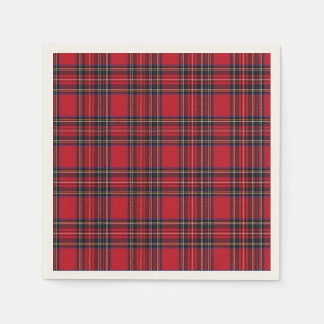 Royal Stewart Tartan Pappersservett (Framsidan)
