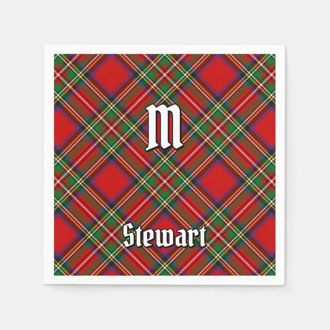Royal Stewart Tartan Pappersservett (Framsidan)