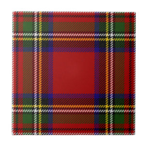 Royal Stewart Tartan Plaid Mönster Kakelplatta