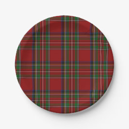 Royal Stewart Tartan Plaid Papprare Plats