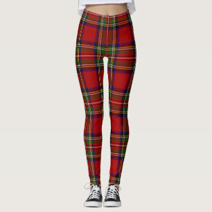 Royal Stewart Tartan Play Scottish Mönster Leggings