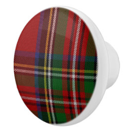 Royal Stewart Tartan Pset Drawer Drag av dragkraft Knopp
