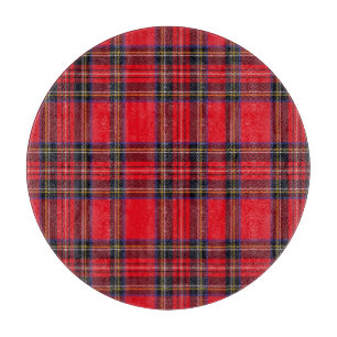 Royal Stewart tartan röd svart pläd