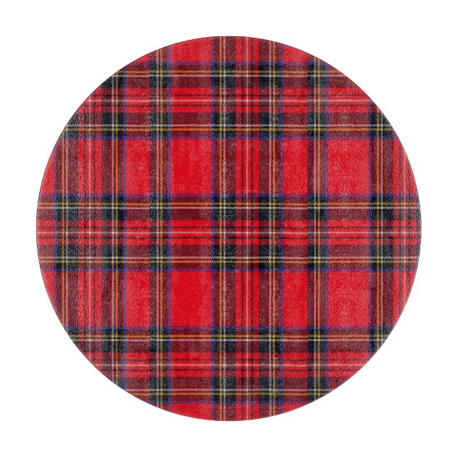 Royal Stewart tartan röd svart pläd (Framsidan)