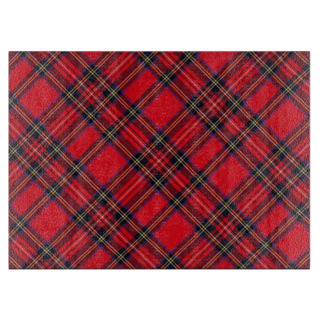 Royal Stewart tartan röd svart pläd (Framsidan)