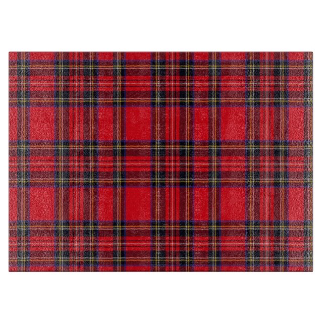 Royal Stewart tartan röd svart pläd (Framsidan)