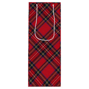 Royal Stewart tartan röd svart pläd