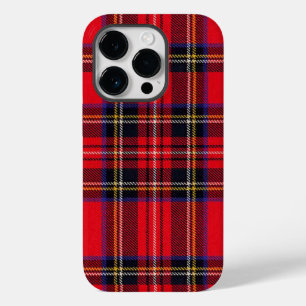 Royal Stewart tartan röd svart pläd