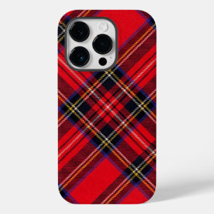 Royal Stewart tartan röd svart pläd