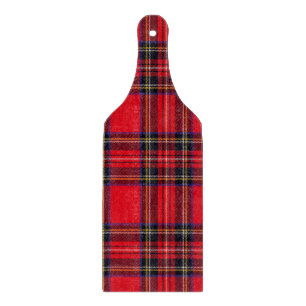 Royal Stewart tartan röd svart pläd