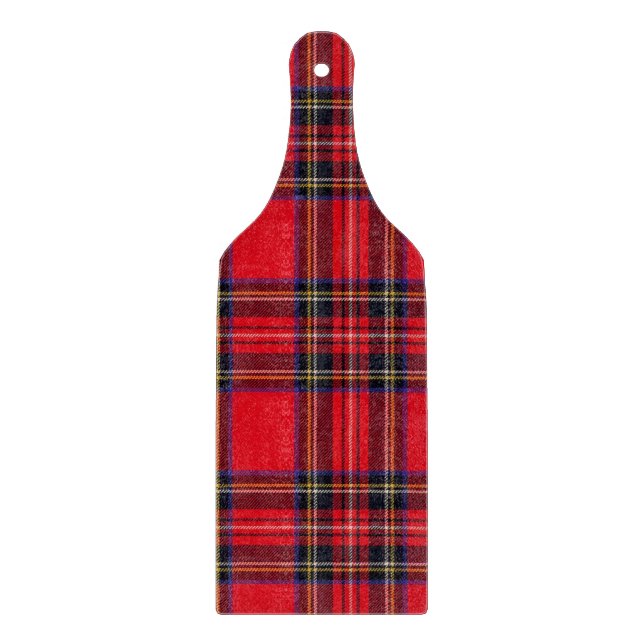 Royal Stewart tartan röd svart pläd (Framsidan)