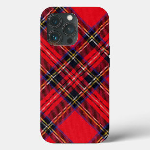 Royal Stewart tartan röd svart pläd