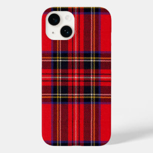 Royal Stewart tartan röd svart pläd
