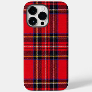 Royal Stewart tartan röd svart pläd