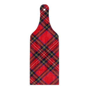 Royal Stewart tartan röd svart pläd