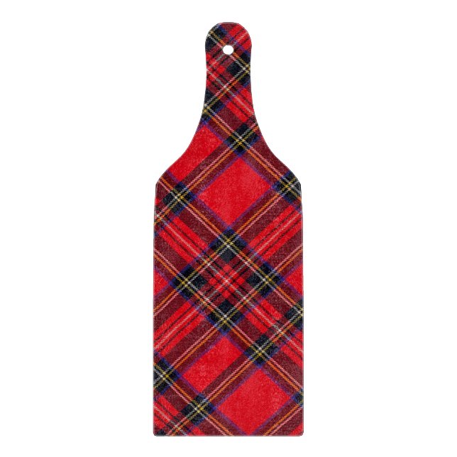 Royal Stewart tartan röd svart pläd (Framsidan)