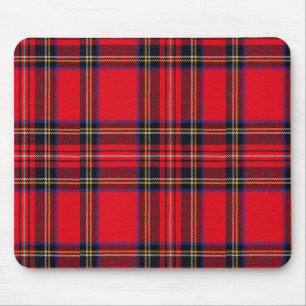 Royal Stewart tartan röd svart pläd Musmatta
