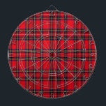 Royal Stewart tartan röd svart pläd Piltavla<br><div class="desc">Royal Stewart klan tartan röd svart pläd</div>