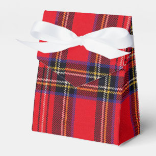 Royal Stewart tartan röd svart pläd Presentaskar