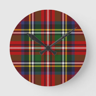 Royal Stewart Tartan Rund Klocka