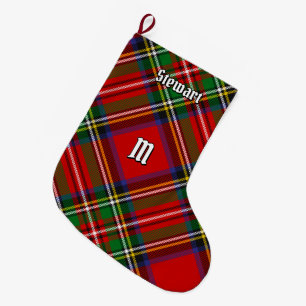 Royal Stewart Tartan Stor Julstrumpa