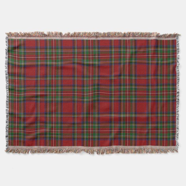 Royal Stewart Tartan Traditional Play-jul Filt (Framsidan)