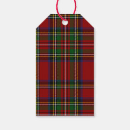 Royal Stewart Tartan Traditional Play-jul Presentetikett