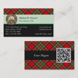 Royal Stewart Tartan Visitkort