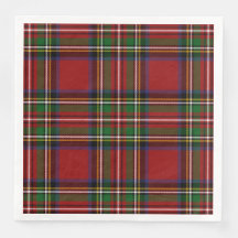 Royal Stewart White Standard Dinner Napkins