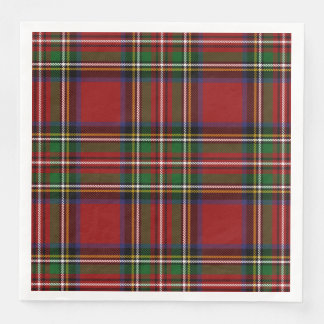 Royal Stewart White Standard Dinner Napkins Pappersservett