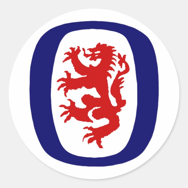 Royal Stickers Runt Klistermärke (Framsida)