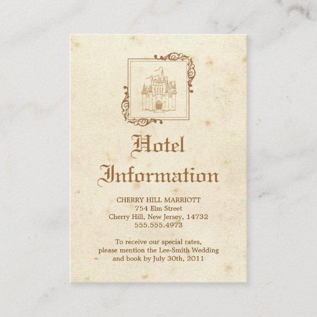 Royal Storybook - boendekort Tilläggskort (Framsida)