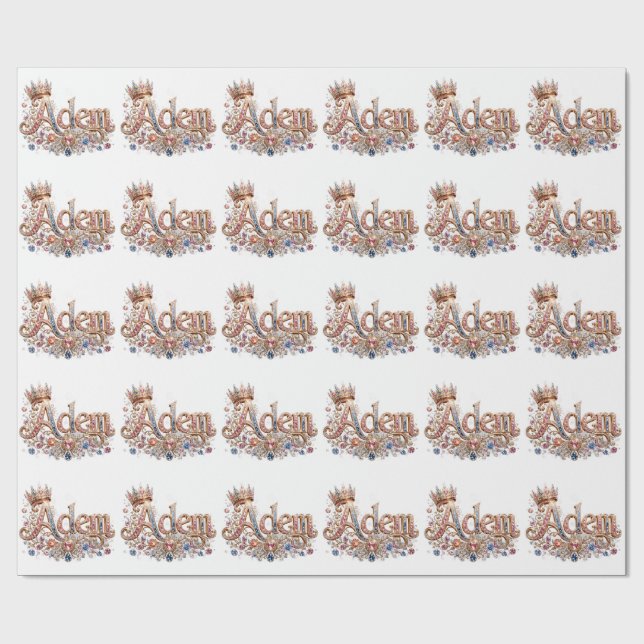 Royal Style Adam Design Presentpapper (Platt)