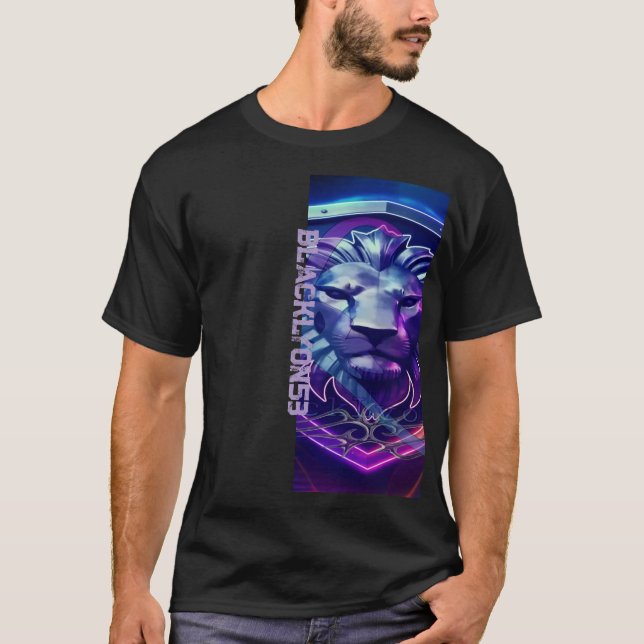 Royal svart Lyon 53 T-Shirt (Framsida)