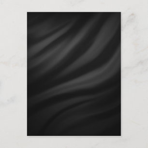 Royal svarta sammet silke elegant chic vykort