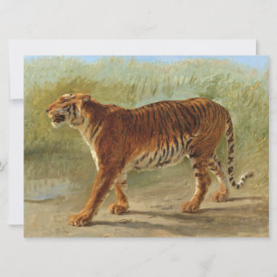 Royal Tiger Marching (av Rosa Bonheur) Kort