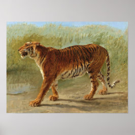 Royal Tiger Marching (av Rosa Bonheur) Poster